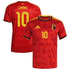 Fotbalové dres Belgie Lukaku 10 Domácí Mistrovství Světa 2026 Krátký Rukáv
