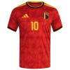 Fotbalové dres Belgie Lukaku 10 Domácí Mistrovství Světa 2026 Krátký Rukáv