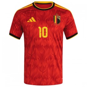 Fotbalové dres Belgie Lukaku 10 Domácí Mistrovství Světa 2026 Krátký Rukáv
