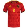 Fotbalové dres Belgie Tielemans 8 Domácí Mistrovství Světa 2026 Krátký Rukáv