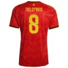 Fotbalové dres Belgie Tielemans 8 Domácí Mistrovství Světa 2026 Krátký Rukáv