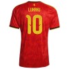 Fotbalový Komplet Belgie Lukaku 10 Dětské Domácí Mistrovství Světa 2026 Krátký Rukáv (+ trenýrky)