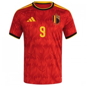 Fotbalový Komplet Belgie Trossard 9 Dětské Domácí Mistrovství Světa 2026 Krátký Rukáv (+ trenýrky)