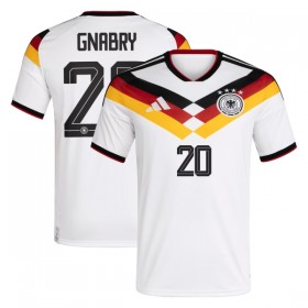 Fotbalové dres Německo Gnabry 20 Domácí Mistrovství Světa 2026 Krátký Rukáv