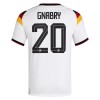 Fotbalové dres Německo Gnabry 20 Domácí Mistrovství Světa 2026 Krátký Rukáv