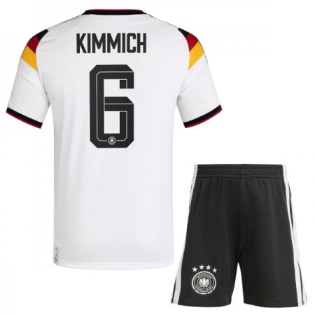 Fotbalový Komplet Německo Kimmich 6 Dětské Domácí Mistrovství Světa 2026 Krátký Rukáv (+ trenýrky)