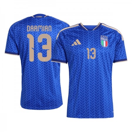 Fotbalové dres Itálie Darmian 13 Domácí Mistrovství Světa 2026 Krátký Rukáv