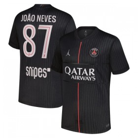 Fotbalové dres Paris Saint-Germain Joao Neves 87 Jordan Čtvrtý 2025-26 Krátký Rukáv