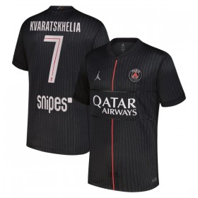 Fotbalové dres Paris Saint-Germain Kvaratskhelia 7 Jordan Čtvrtý 2025-26 Krátký Rukáv