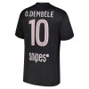 Fotbalové dres Paris Saint-Germain O. Dembele 10 Jordan Čtvrtý 2025-26 Krátký Rukáv