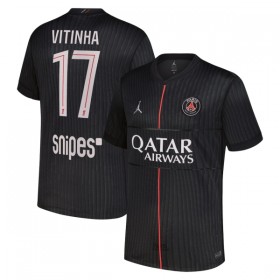 Fotbalové dres Paris Saint-Germain Vitinha 17 Jordan Čtvrtý 2025-26 Krátký Rukáv