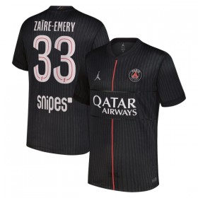 Fotbalové dres Paris Saint-Germain Zaire-Emery 33 Jordan Čtvrtý 2025-26 Krátký Rukáv
