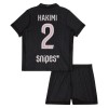 Fotbalový Komplet Paris Saint-Germain Hakimi 2 Jordan Dětské Čtvrtý 2025-26 Krátký Rukáv (+ trenýrky)