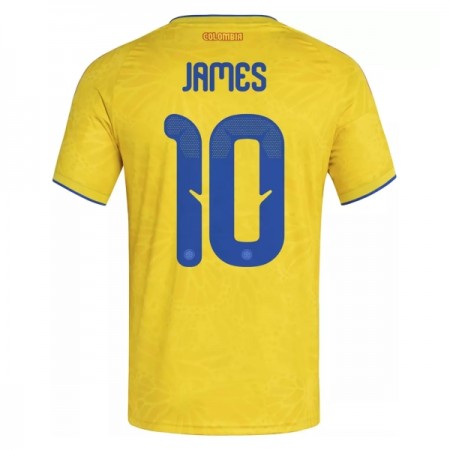 Fotbalové dres Kolumbie James 10 Domácí Mistrovství Světa 2026 Krátký Rukáv