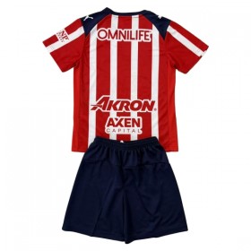 Fotbalový Komplet Chivas de CD Guadalajara Dětské Domácí 2025-26 Krátký Rukáv (+ trenýrky)