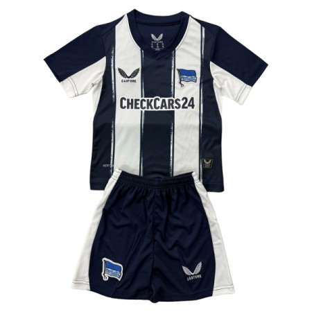 Fotbalový Komplet Hertha BSC Dětské Domácí 2025-26 Krátký Rukáv (+ trenýrky)