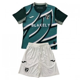 Fotbalový Komplet Norwich City Dětské Venkovní 2025-26 Krátký Rukáv (+ trenýrky)