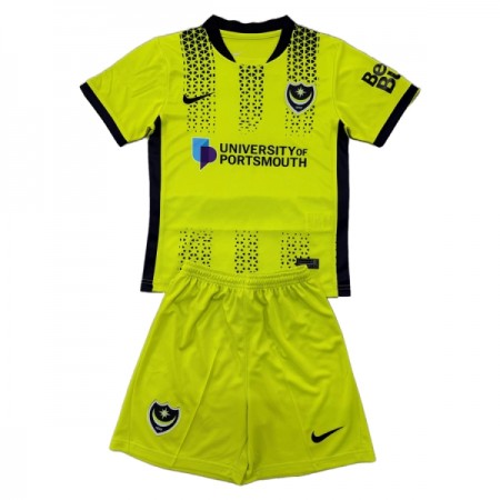 Fotbalový Komplet Portsmouth Dětské Alternativní 2025-26 Krátký Rukáv (+ trenýrky)