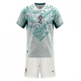 Fotbalový Komplet Portugalsko Dětské Venkovní Mistrovství Světa 2026 Krátký Rukáv (+ trenýrky)