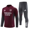 Arsenal Tréninkový Mikina Čtvrt Zip 2025-26 Červená