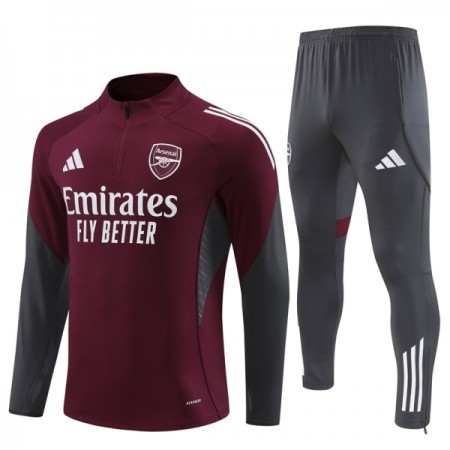Arsenal Tréninkový Mikina Čtvrt Zip 2025-26 Červená