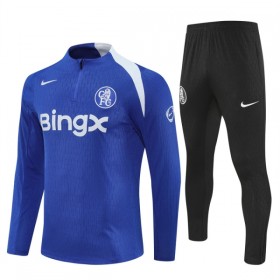 Chelsea Tréninkový Mikina Čtvrt Zip 2025-26 Modrá