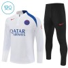 Paris Saint-Germain Dětské Tréninkový Mikina Čtvrt Zip 2025-26 Bílá