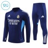 Real Madrid Dětské Tréninkový Mikina Čtvrt Zip 2025-26 Navy