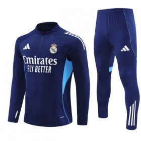 Real Madrid Tréninkový Mikina Čtvrt Zip 2025-26 Navy