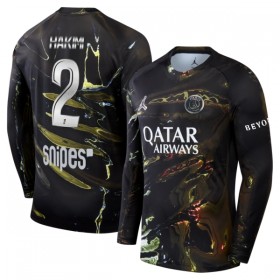 Fotbalové dres Paris Saint-Germain Hakimi 2 Night Edition 2025-26 Dlouhý Rukáv