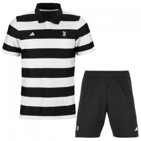 Fotbalový Komplet Juventus SGURA Dětské Čtvrtý 2025-26 Krátký Rukáv (+ trenýrky)
