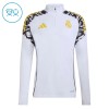 Real Madrid Dětské Tréninkový Mikina Čtvrt Zip 2026-27 Bílá
