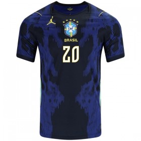 Fotbalové dres Brazílie Estevao 20 Venkovní Mistrovství Světa 2026 Krátký Rukáv