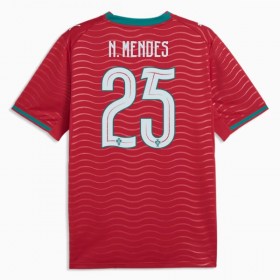 Fotbalové dres Portugalsko Nuno Mendes 25 Domácí Mistrovství Světa 2026 Krátký Rukáv