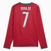 Fotbalové dres Portugalsko Ronaldo 7 Domácí Mistrovství Světa 2026 Dlouhý Rukáv