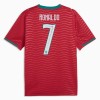 Fotbalové dres Portugalsko Ronaldo 7 Domácí Mistrovství Světa 2026 Krátký Rukáv