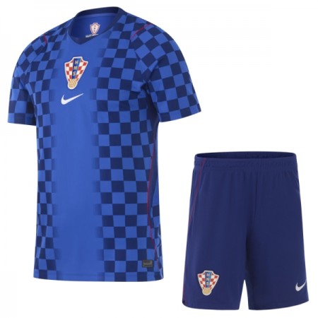 Fotbalový Komplet Chorvatsko Dětské Venkovní Mistrovství Světa 2026 Krátký Rukáv (+ trenýrky)