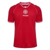 Fotbalový Komplet Dánsko Dětské Domácí Mistrovství Světa 2026 Krátký Rukáv (+ trenýrky)
