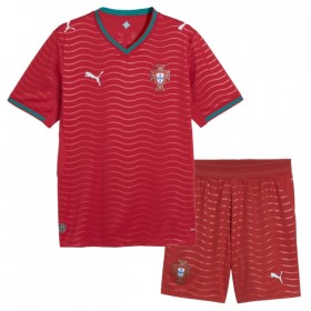 Fotbalový Komplet Portugalsko Dětské Domácí Mistrovství Světa 2026 Krátký Rukáv (+ trenýrky)