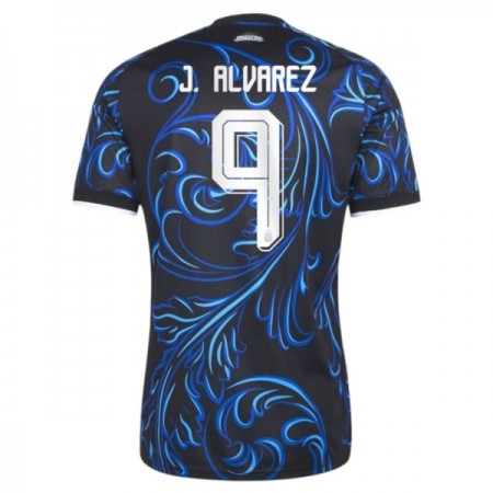 Fotbalové dres Argentina J. Alvarez 9 Venkovní Mistrovství Světa 2026 Krátký Rukáv