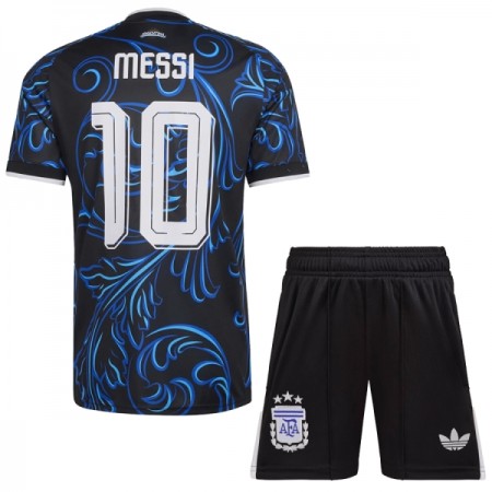 Fotbalový Komplet Argentina Messi 10 Dětské Venkovní Mistrovství Světa 2026 Krátký Rukáv (+ trenýrky)