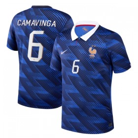Fotbalové dres Francie Camavinga 6 Domácí Mistrovství Světa 2026 Krátký Rukáv
