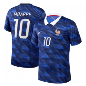 Fotbalové dres Francie Mbappé 10 Domácí Mistrovství Světa 2026 Krátký Rukáv