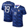 Fotbalové dres Francie Theo Hernandez 19 Domácí Mistrovství Světa 2026 Krátký Rukáv