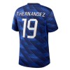 Fotbalové dres Francie Theo Hernandez 19 Domácí Mistrovství Světa 2026 Krátký Rukáv