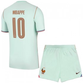 Fotbalový Komplet Francie Mbappé 10 Dětské Venkovní Mistrovství Světa 2026 Krátký Rukáv (+ trenýrky)