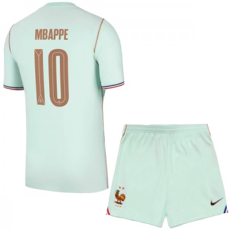 Fotbalový Komplet Francie Mbappé 10 Dětské Venkovní Mistrovství Světa 2026 Krátký Rukáv (+ trenýrky)
