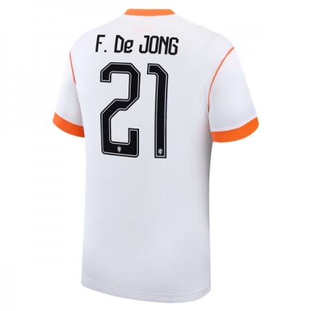 Fotbalové dres Nizozemsko F. De Jong 21 Venkovní Mistrovství Světa 2026 Krátký Rukáv