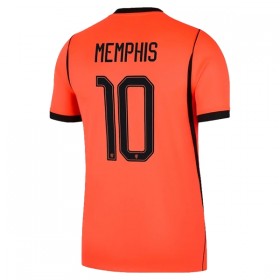 Fotbalové dres Nizozemsko Memphis 10 Domácí Mistrovství Světa 2026 Krátký Rukáv