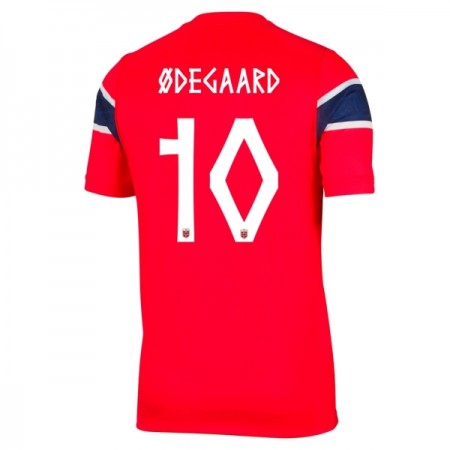 Fotbalové dres Norsko Odegaard 10 Domácí Mistrovství Světa 2026 Krátký Rukáv